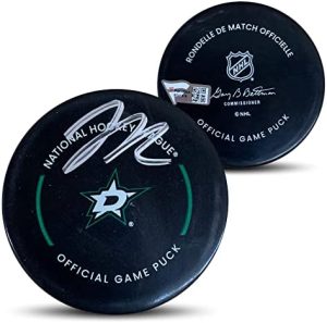 Jason Robertson Autographed Dallas Stars Signed Hockey Puck Fanatics Authentic COA